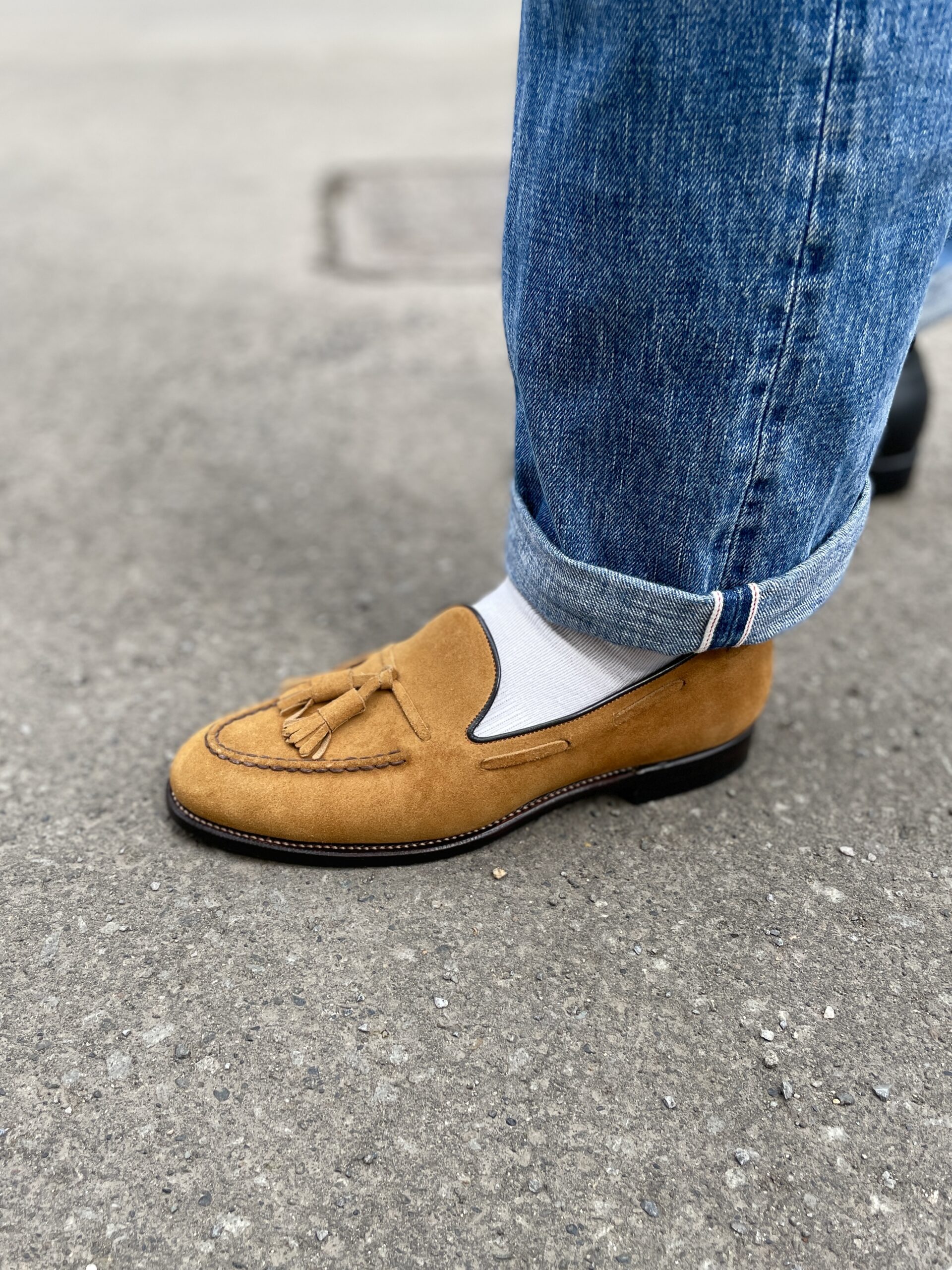 札幌のオーダーシューズ専門店ASHIDO HOKKAIDOで製作したタッセルローファー