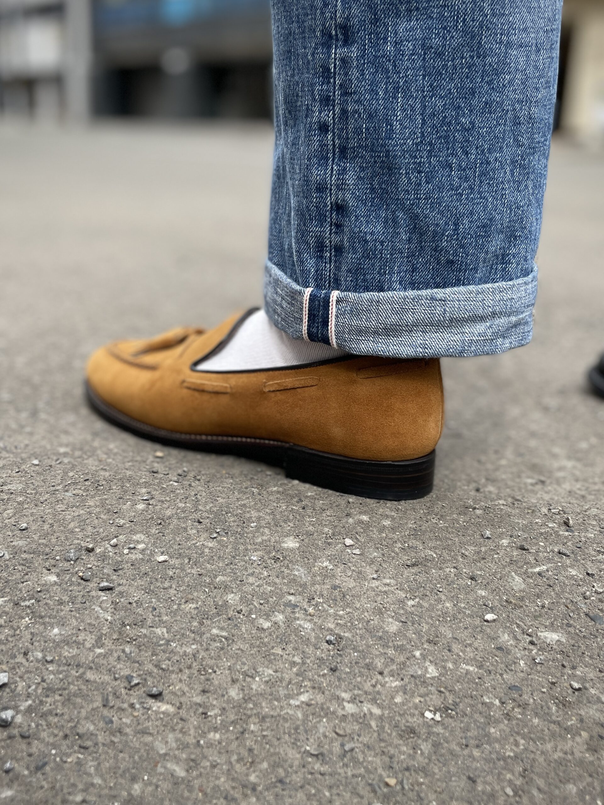 札幌のオーダーシューズ専門店ASHIDO HOKKAIDOで製作したタッセルローファー