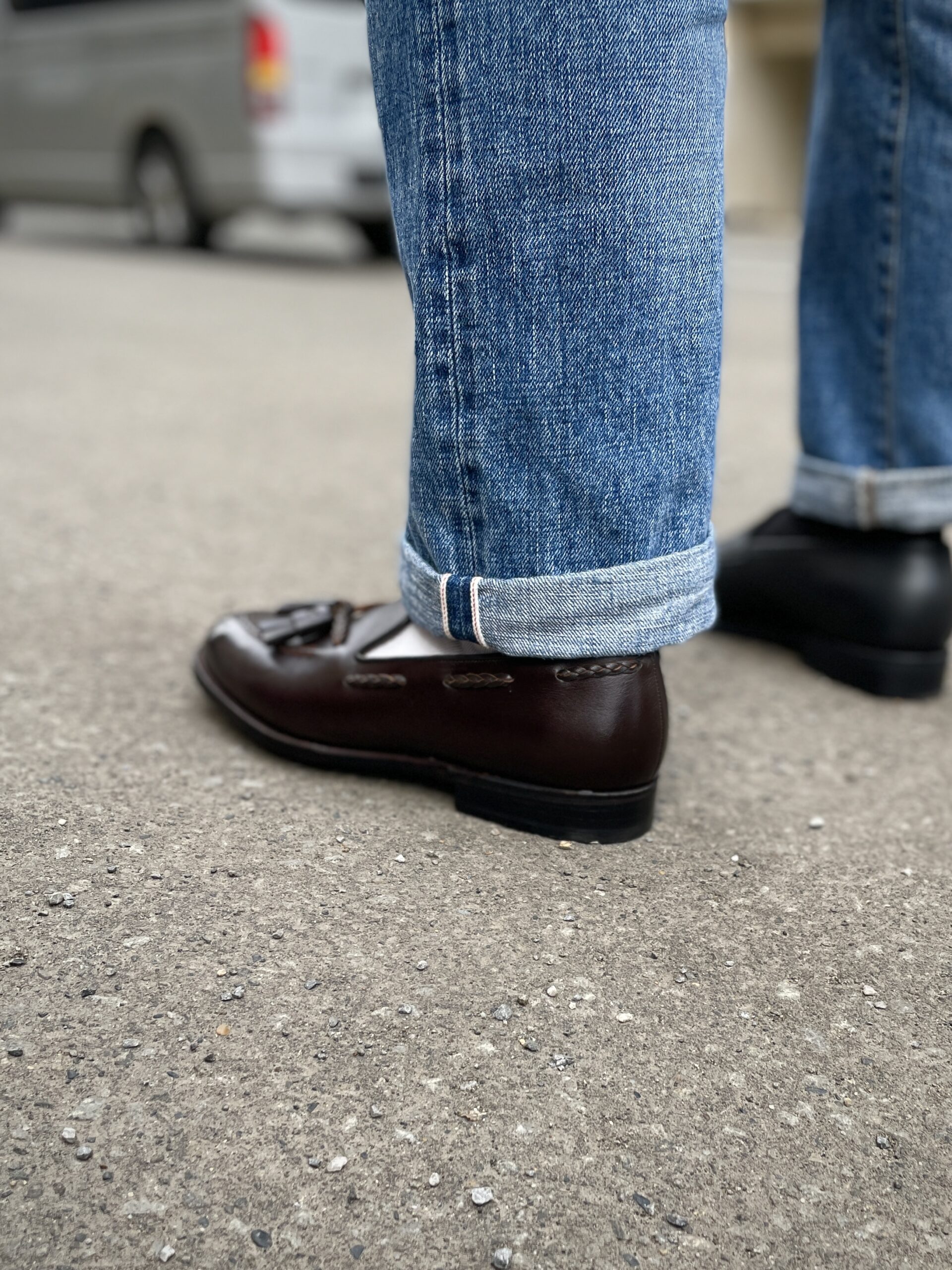 札幌のオーダーシューズ専門店ASHIDO HOKKAIDOで製作したモカタッセルローファー