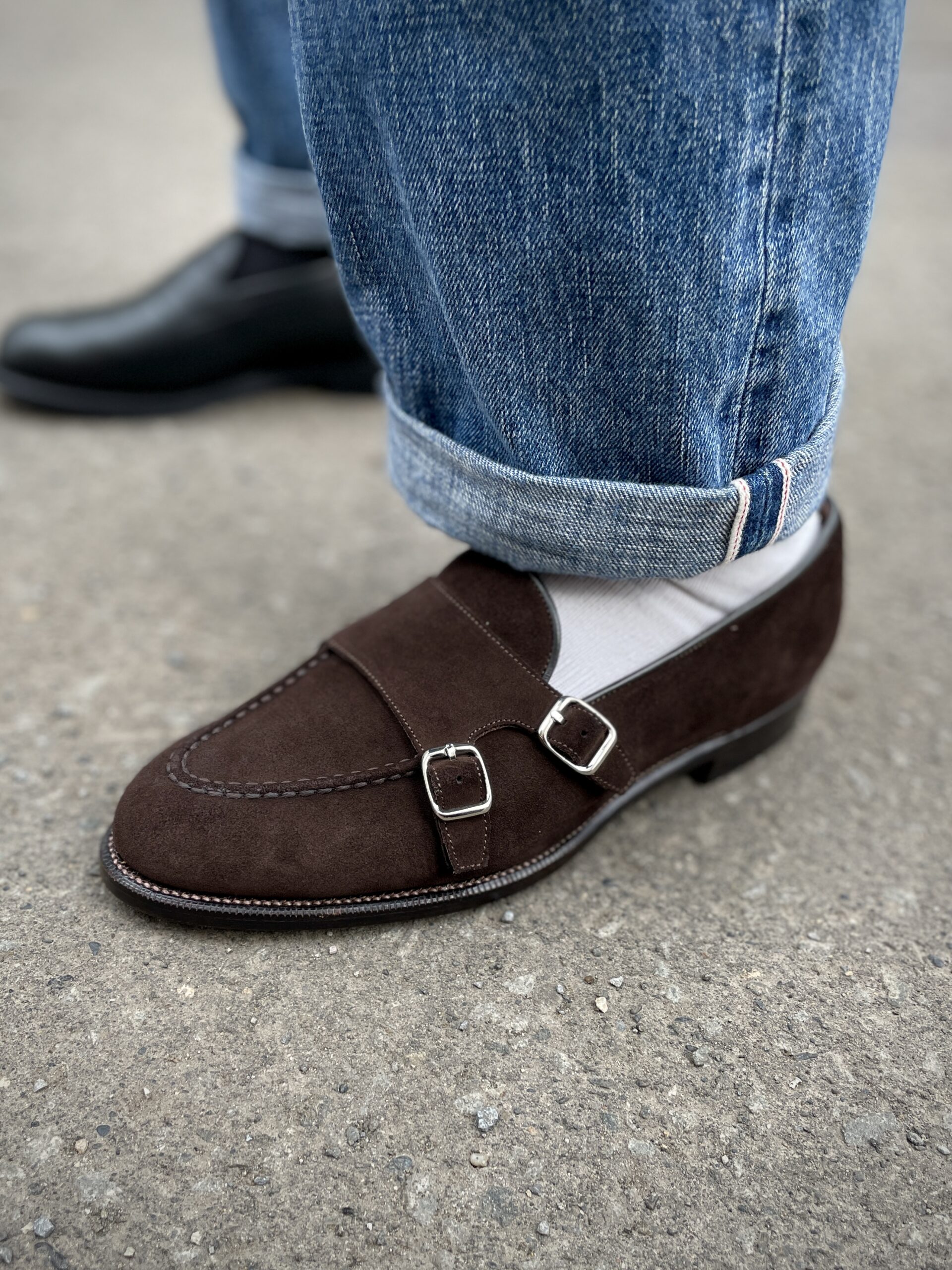 札幌のオーダーシューズ専門店ASHIDO HOKKAIDOで製作したダブルモンクローファー