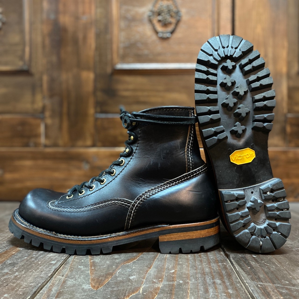ロンウルフ LONE WOLF BOOTS ブラック サイズ7.5、7 1/2黒（TAKEOFF）