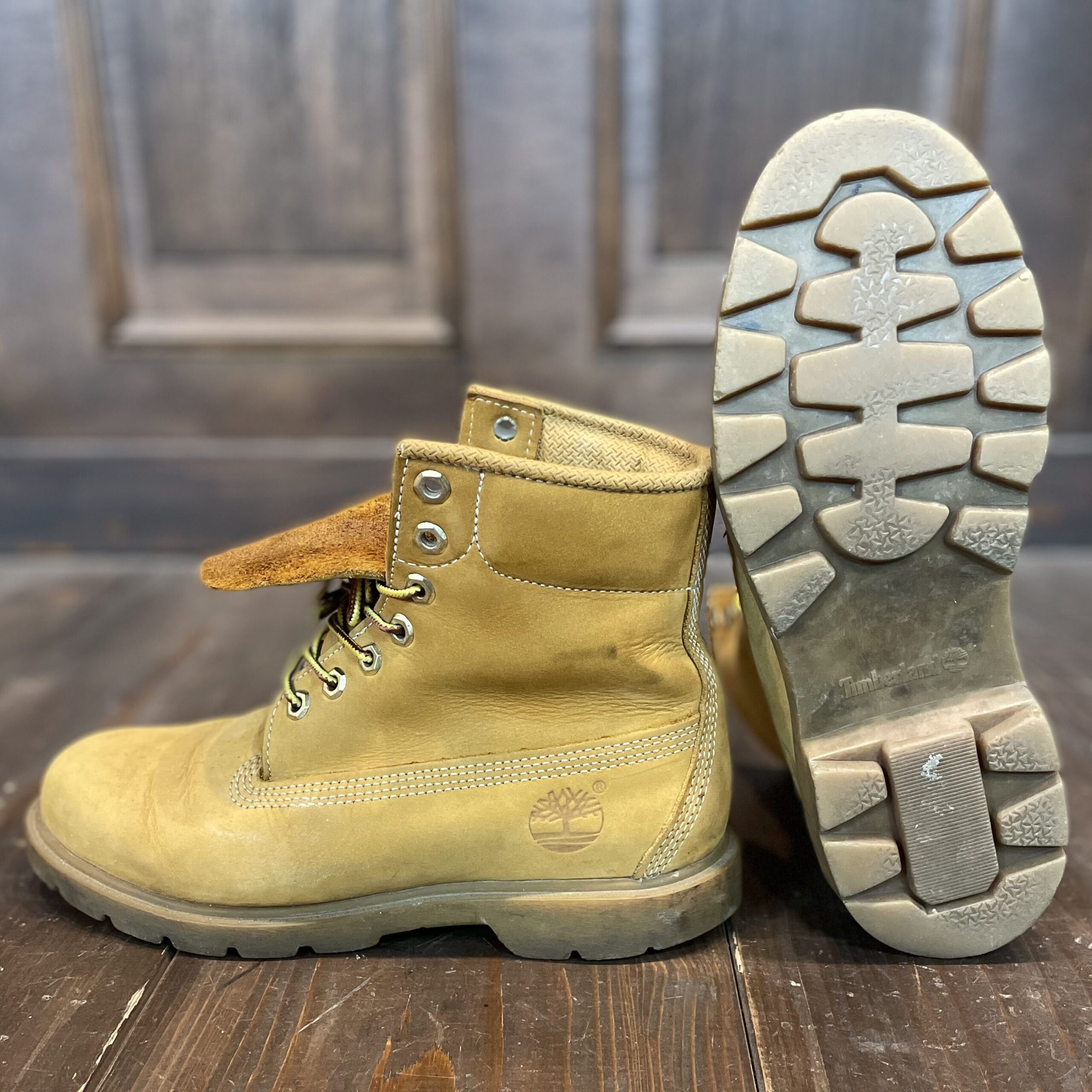 ティンバーランドABCマートモデル vibram ソール交換張替え 靴修理 札幌