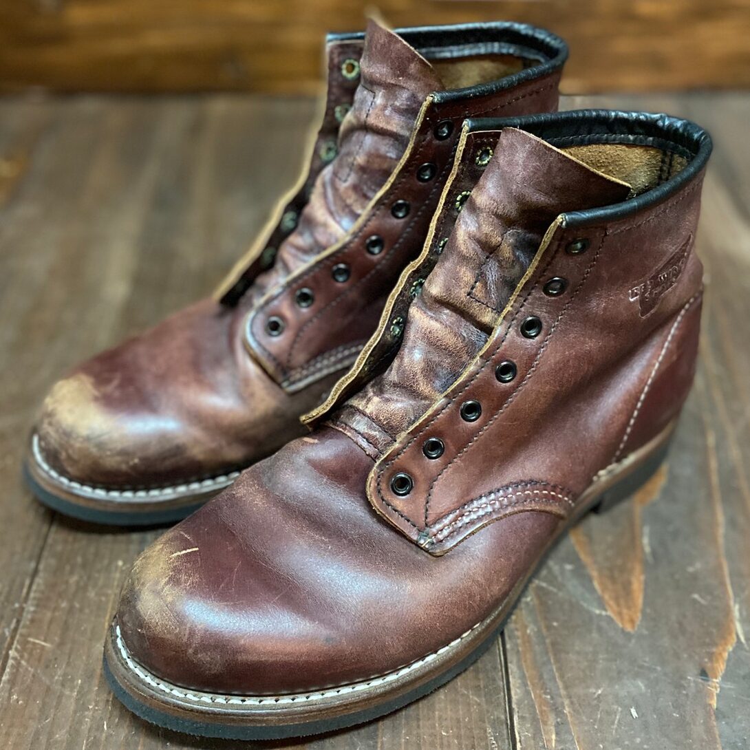 レッドウィング　アイリッシュセッター　メンテナンス　靴磨き　クリーニング　オイルアップ　サドルアップ　R&D　ベックマン