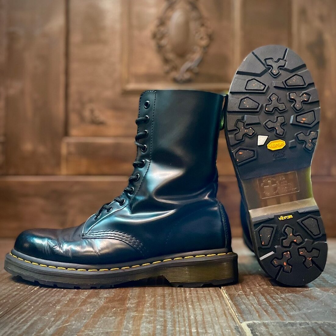 ドクターマーチン vibram ソール交換 靴修理 張替え 札幌