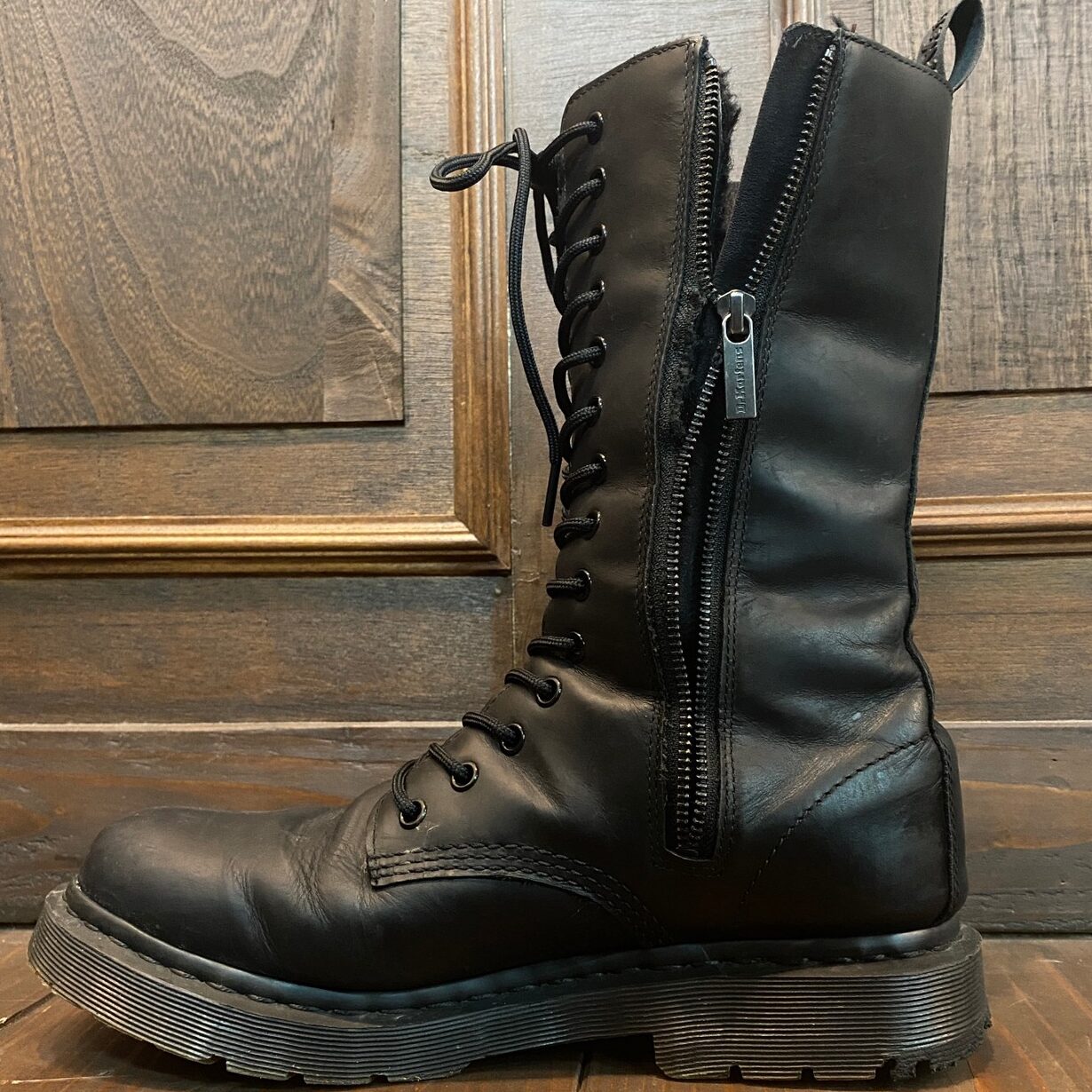 ドクターマーチン ファスナー交換 札幌 修理