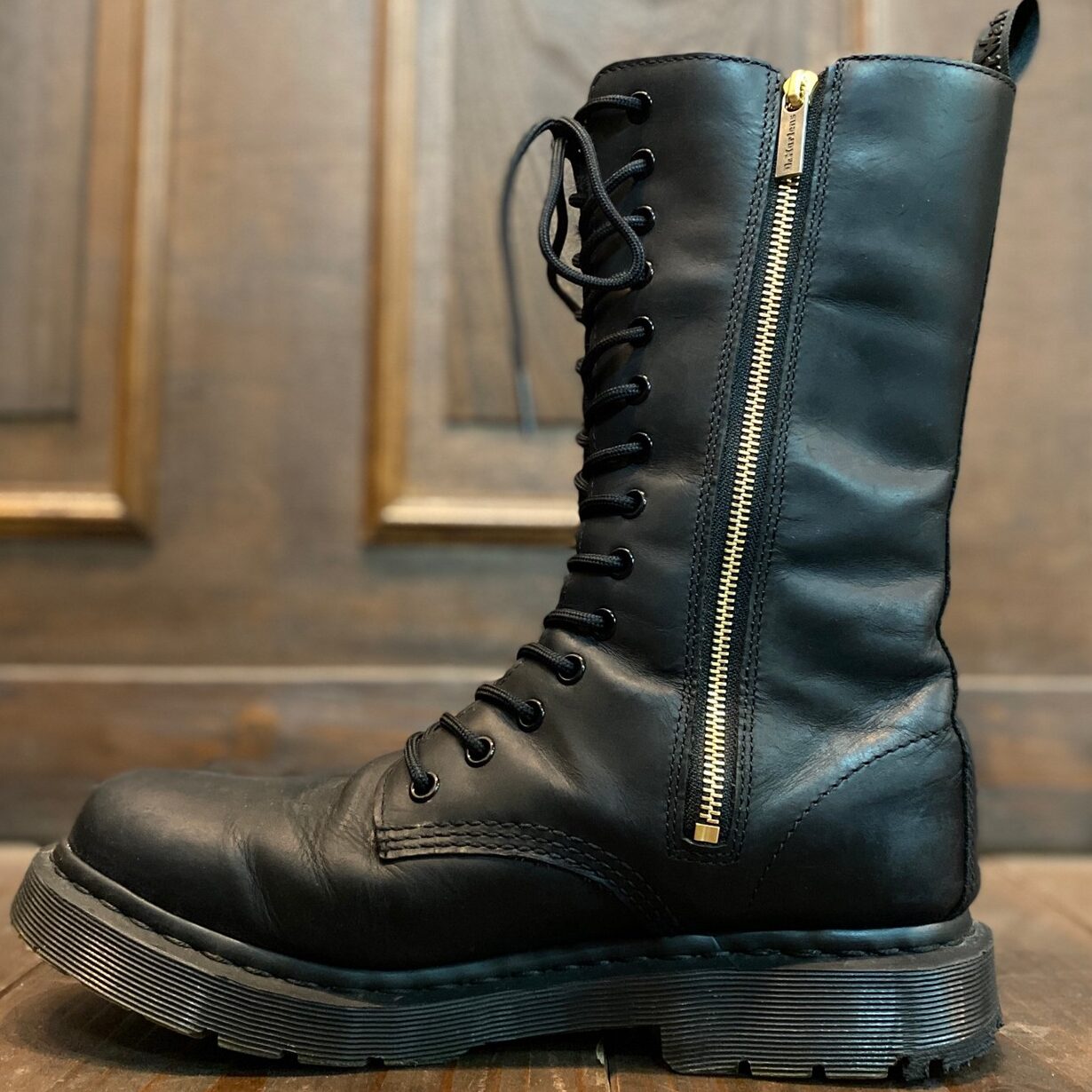 ドクターマーチン ファスナー交換 札幌 修理 取付