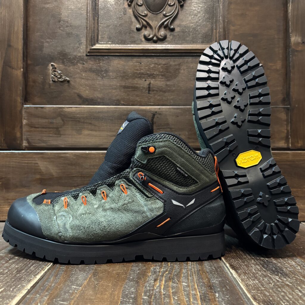 サレワ　登山靴　トレッキングシューズ　ソール交換　張替え　靴修理　札幌　SALEWA　vibram ビブラム