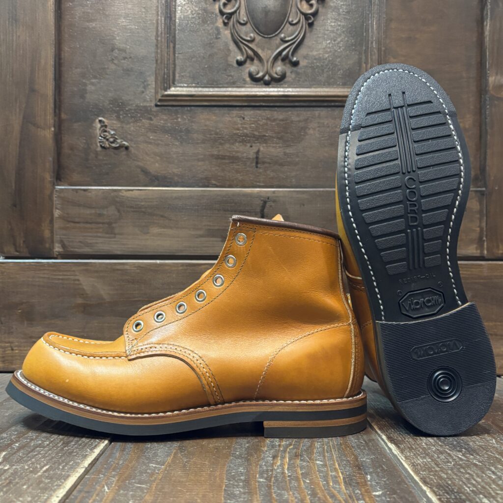 アイリッシュセッター　レッドウィング　ソール交換　張替え　カスタム　靴修理　リペア　札幌　ビブラム　vibram　オールソール　427