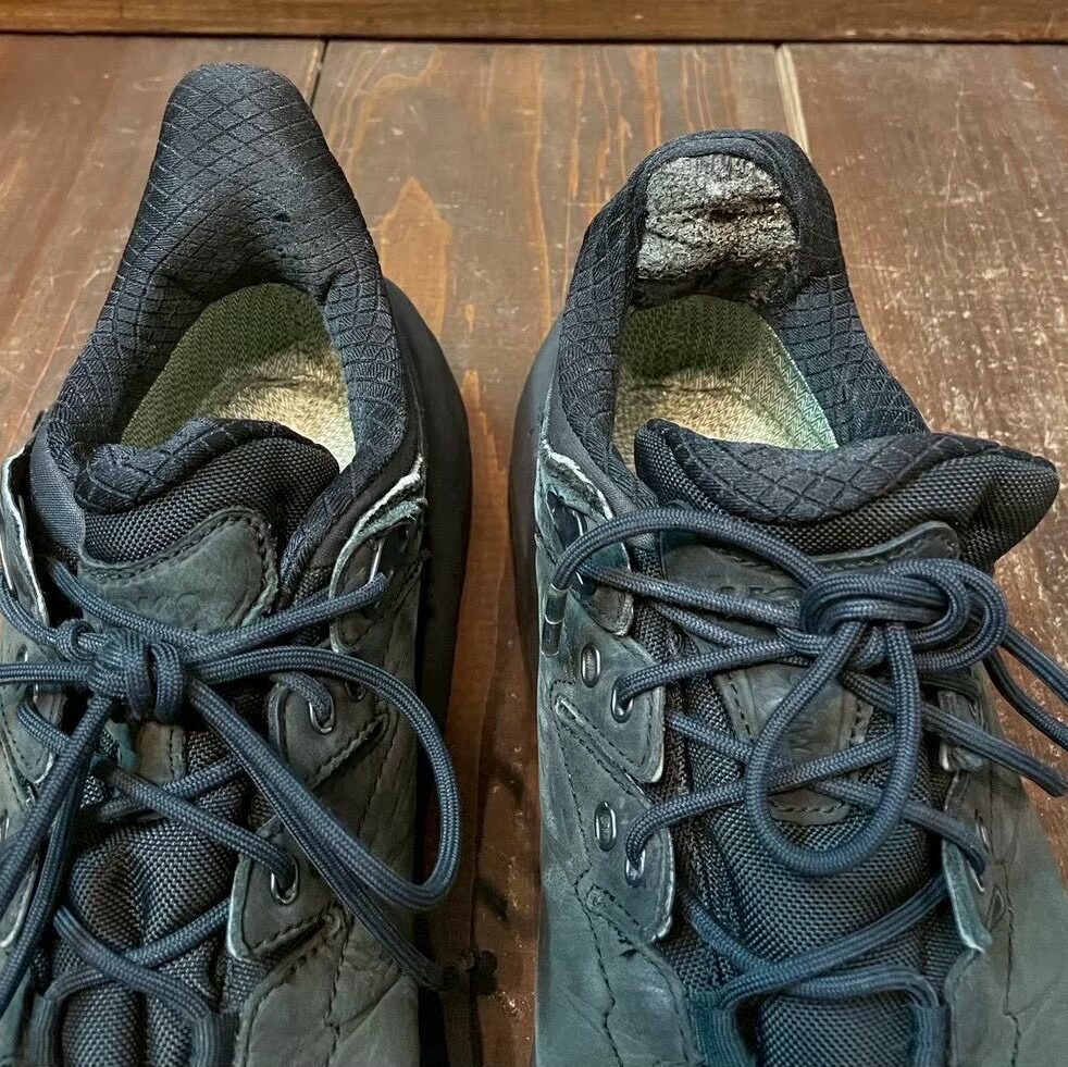 HOKA　ホカ　トレイルランニング　トレラン　破れ　内側　カカト　修理　リペア　札幌　ソール張り替え　交換